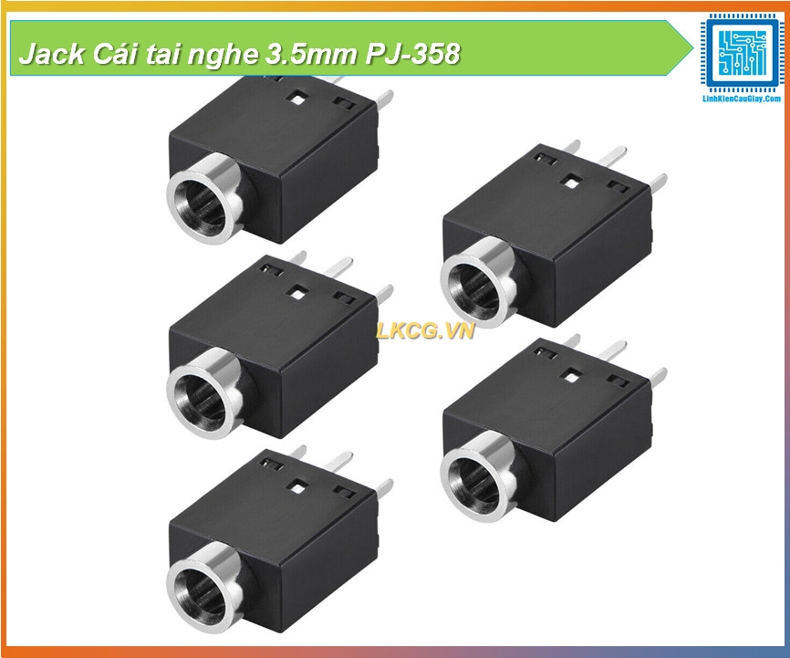 Jack Cái tai nghe 3.5mm PJ-358