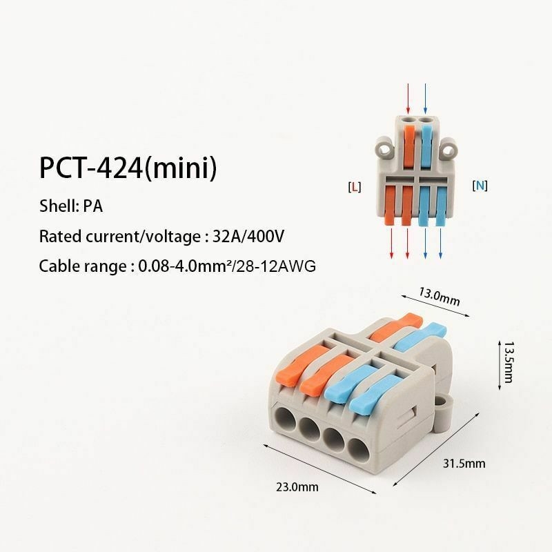 Jack Nối 2 dây ra 4 dây SPL-424