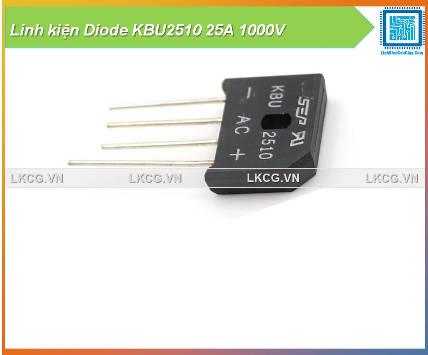 Linh kiện Diode KBU2510 25A 1000V