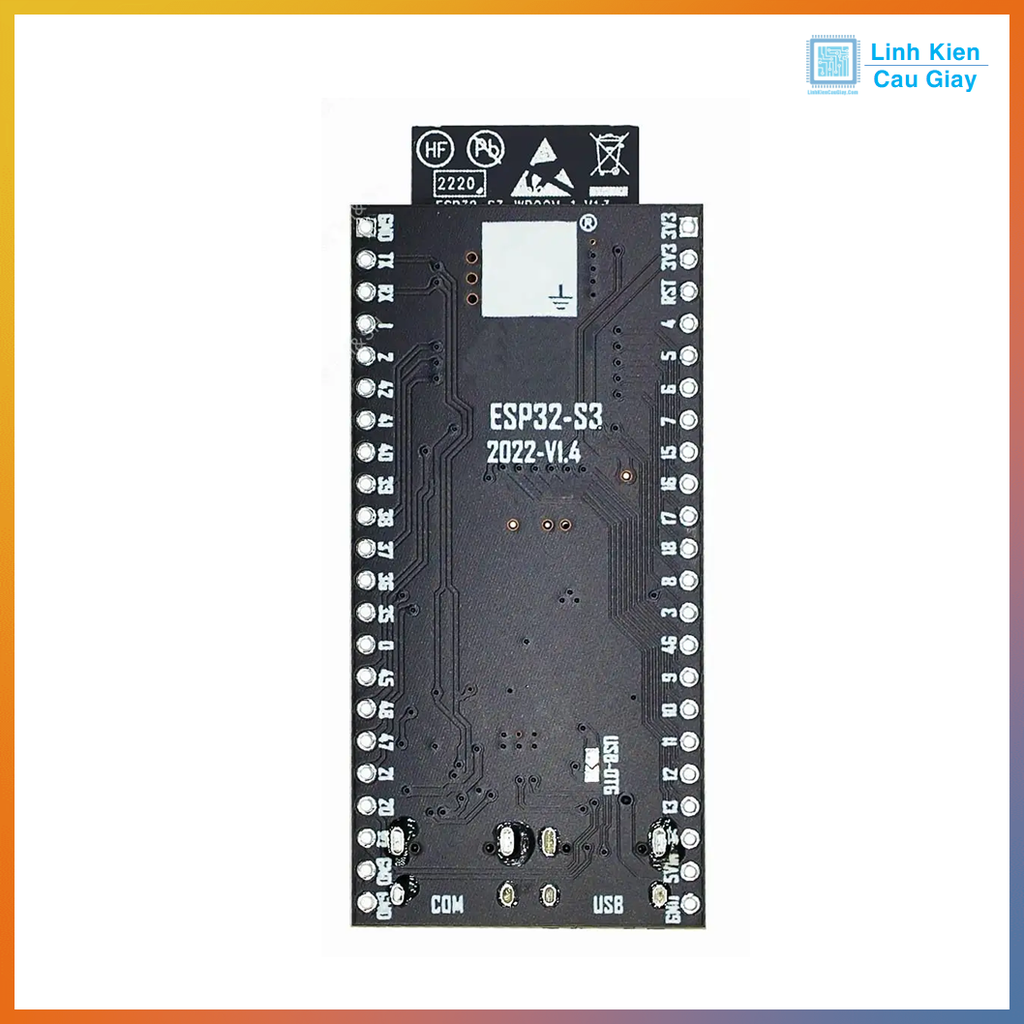 Kit phát triển WiFi Bluetooth ESP32-S3 N8R2 Dual Type-C