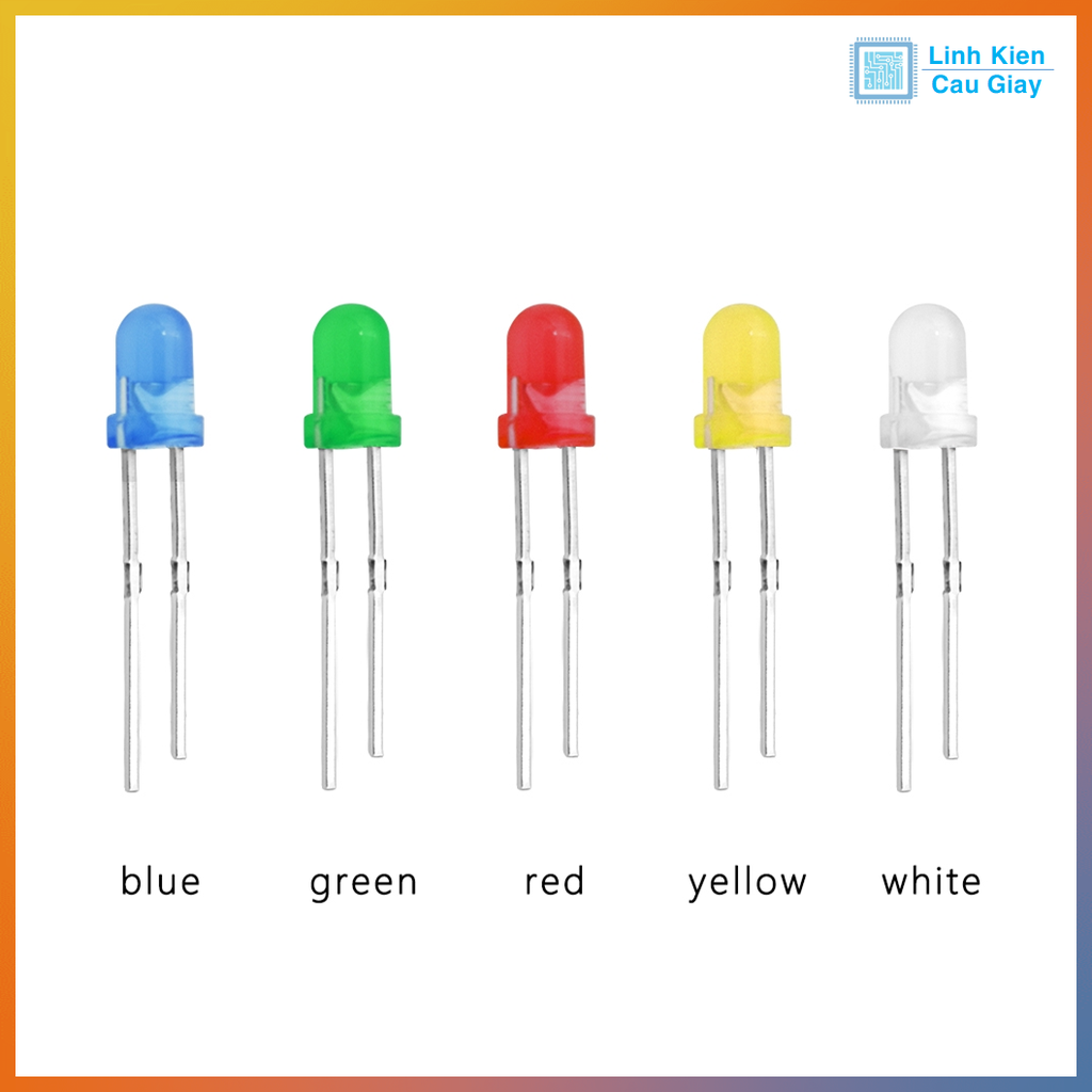 LED 5mm phủ màu (SL 10c)