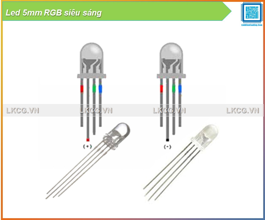 Led 5mm RGB siêu sáng