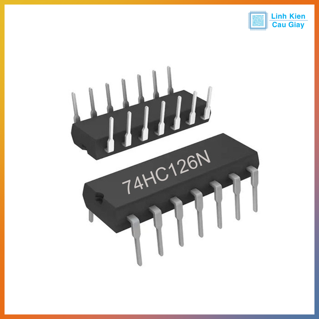 Linh kiện IC 74HC126N Bộ Đệm 3-State DIP-14