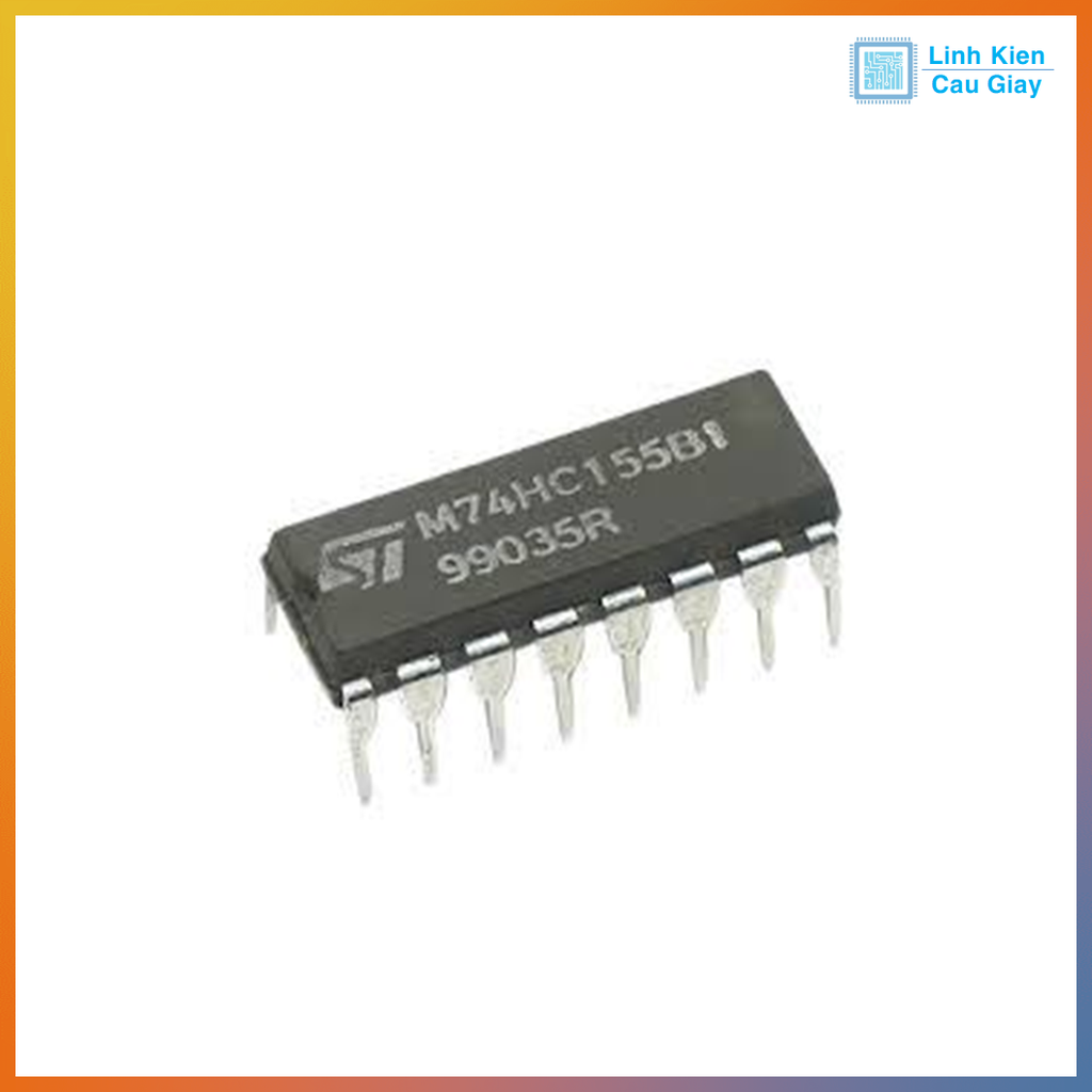 Linh kiện IC 74HC155N Bộ Giải Mã 2-to-4 DIP-16