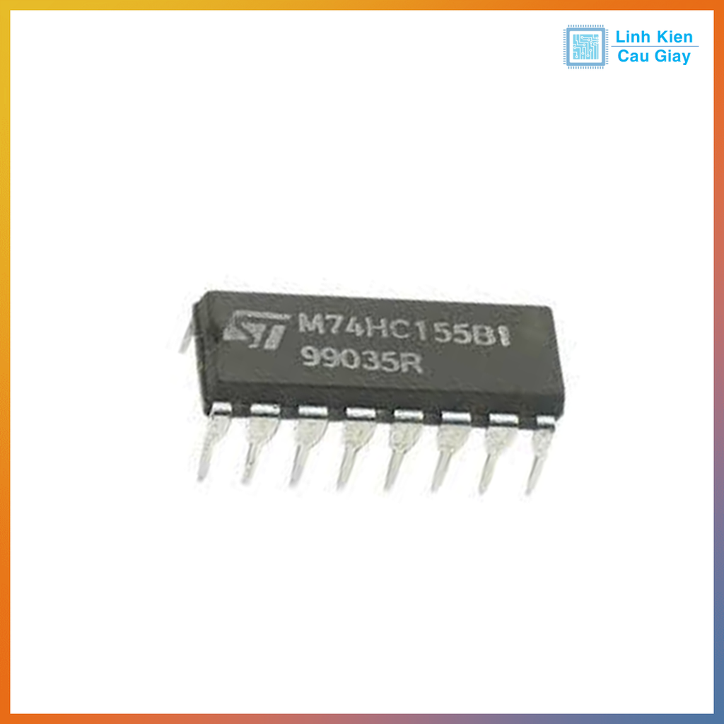 Linh kiện IC 74HC155N Bộ Giải Mã 2-to-4 DIP-16