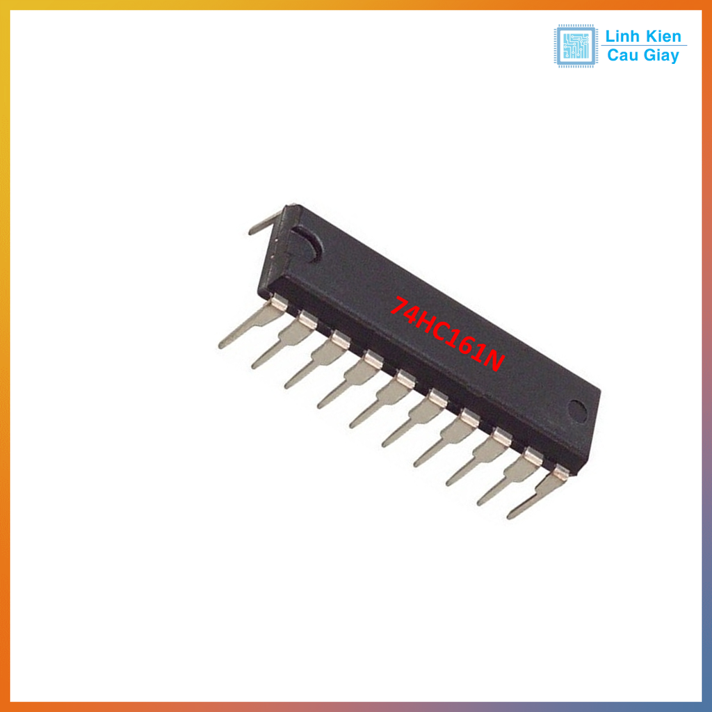 Linh kiện IC 74HC161N bộ đếm nhị phân 4 bit đồng bộ