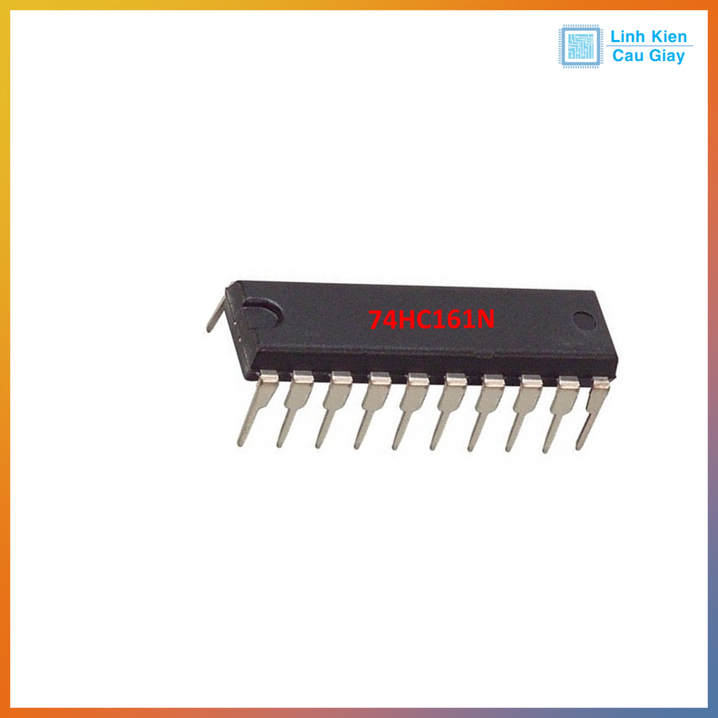 Linh kiện IC 74HC161N bộ đếm nhị phân 4 bit đồng bộ