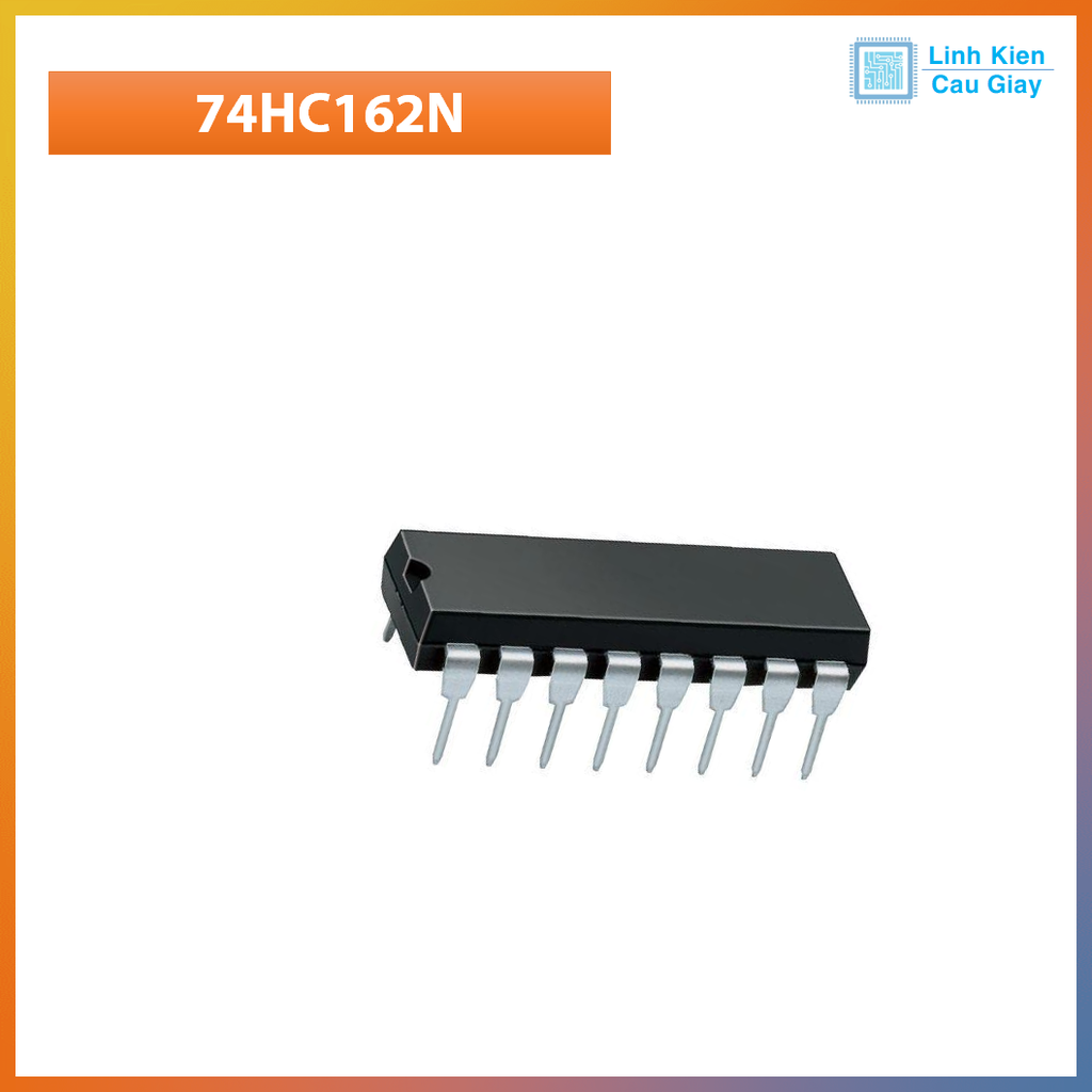 Linh kiện IC 74HC162N Bộ Đếm Thập Phân 4-Bit DIP-16