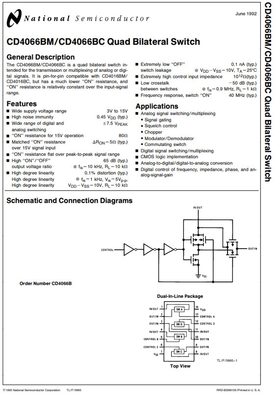 Linh kiện IC CD4066