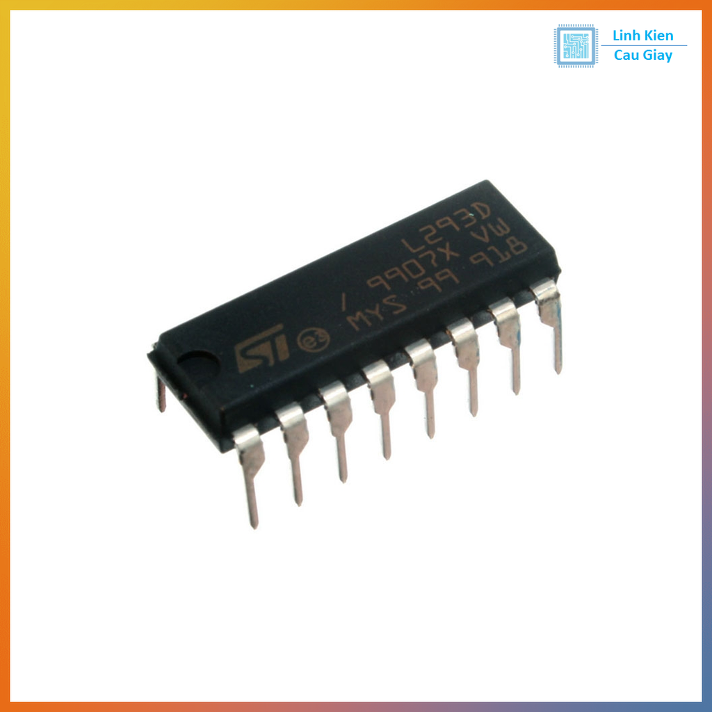 Linh kiện IC Điều Khiển Động Cơ L293D DIP 16