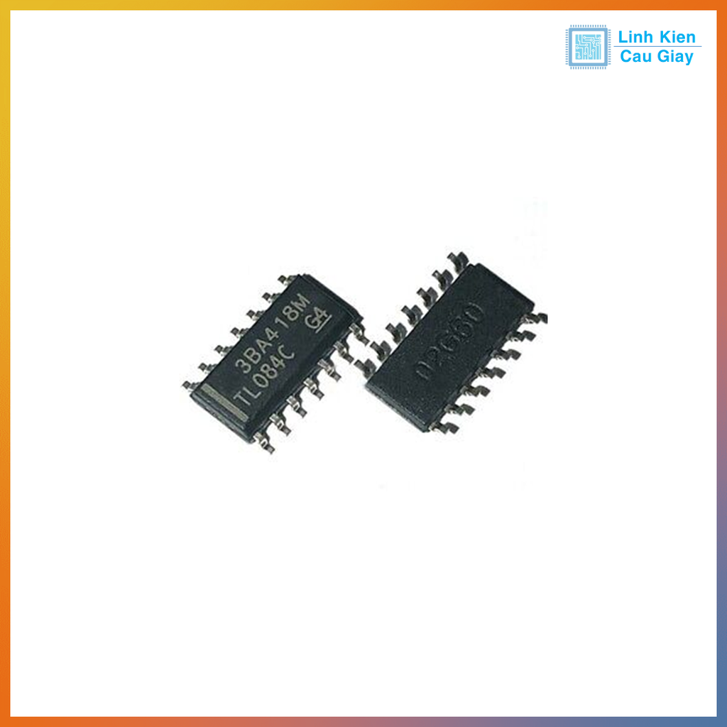 Linh kiện IC TL084CDR khuếch đại thuật toán (Op-Amp)