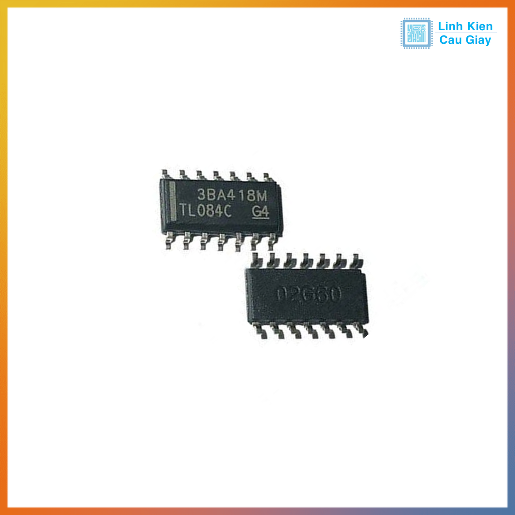 Linh kiện IC TL084CDR khuếch đại thuật toán (Op-Amp)