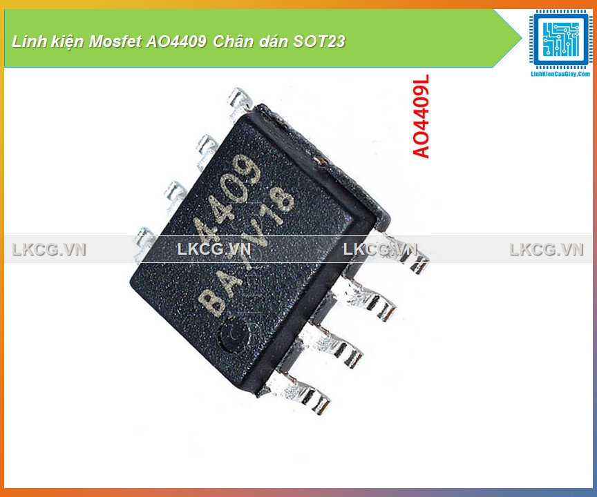 Linh kiện Mosfet AO4409 Chân dán SOT23