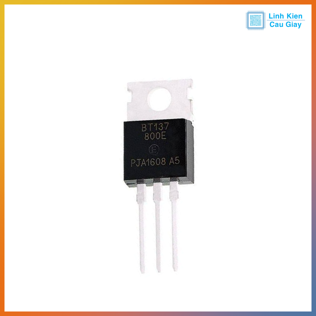 Linh kiện Triac BT137-800E 800V 8A TO-220