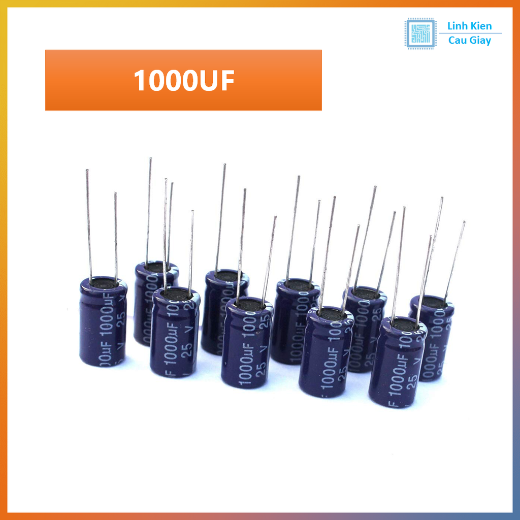 Linh kiện Tụ hóa 1000uF 10V / 16V / 25V / 35V / 50V