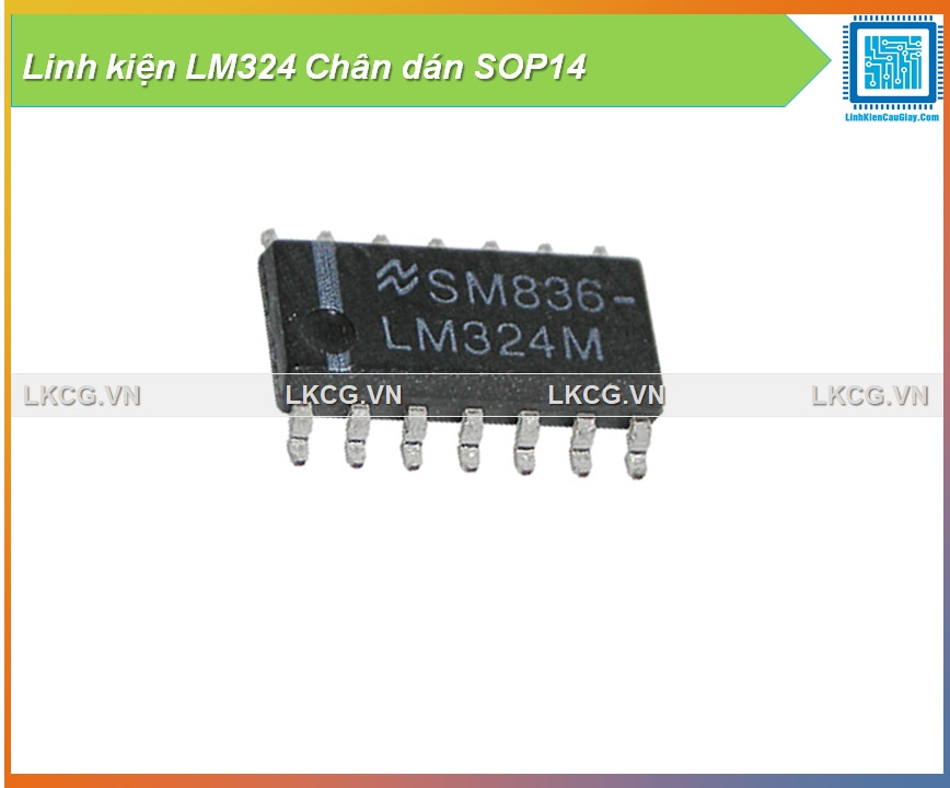 Linh kiện LM324 Chân dán SOP14