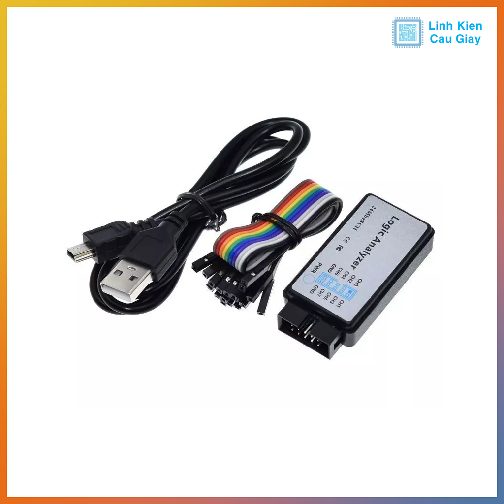 Mạch Gỡ Lỗi USB 8 Kênh MCU ARM FPGA Debug 24M