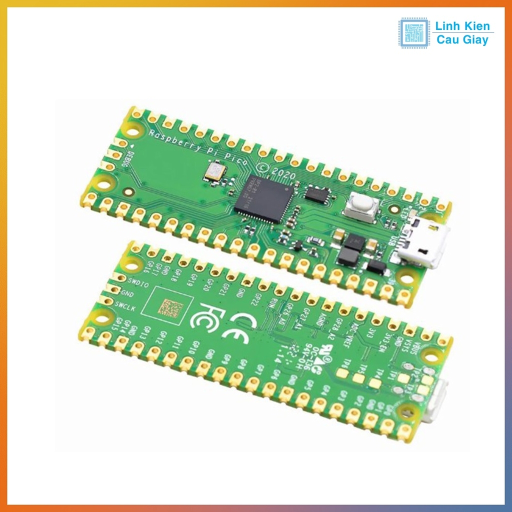 Mạch Vi Điều Khiển Raspberry Pi Pico RP2040 (Hàng nội địa TQ)