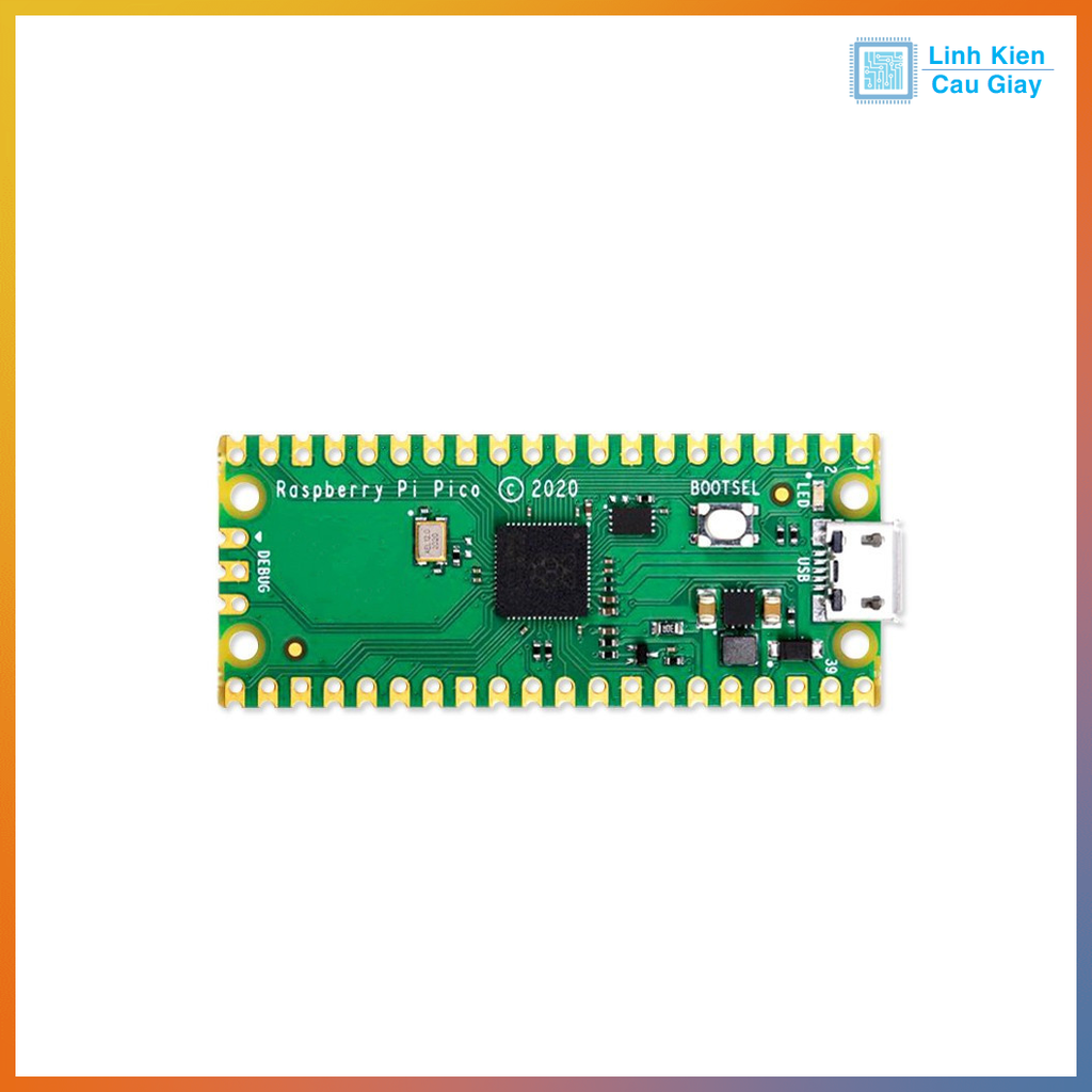 Mạch Vi Điều Khiển Raspberry Pi Pico RP2040 (Hàng nội địa TQ)