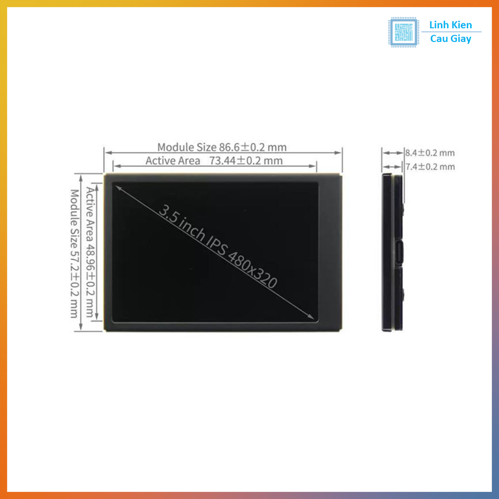 Màn hình phụ 3.5 inch ISP cổng Type C