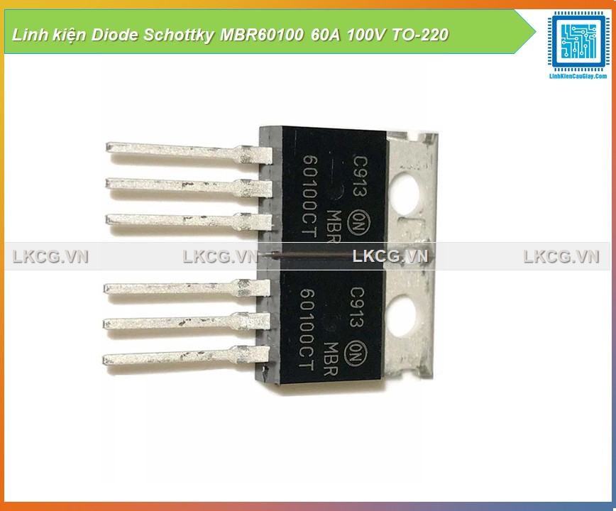 Linh kiện Diode Schottky MBR60100 60A 100V TO-220