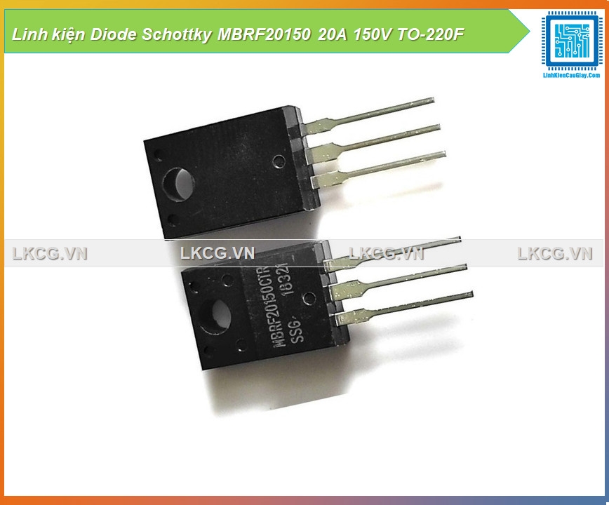 Linh kiện Diode Schottky MBRF20150 20A 150V TO-220F