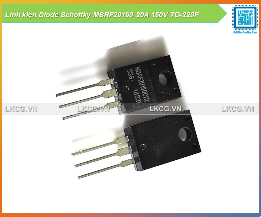 Linh kiện Diode Schottky MBRF20150 20A 150V TO-220F