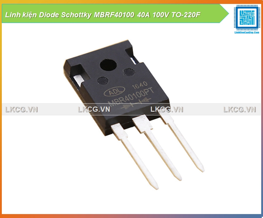 Linh kiện Diode Schottky MBRF40100 40A 100V TO-220F