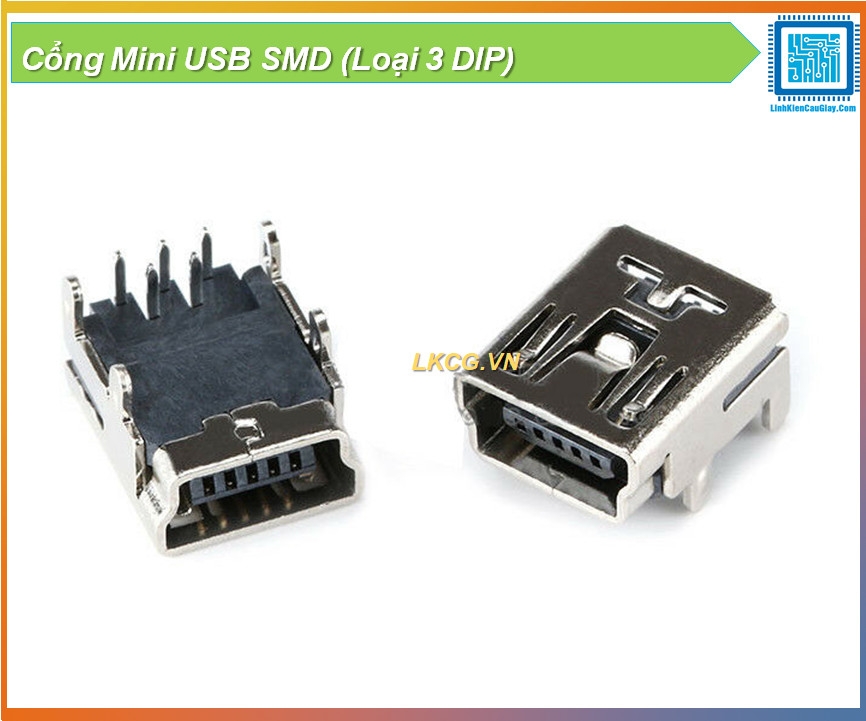 Cổng Mini USB SMD (Loại cái)