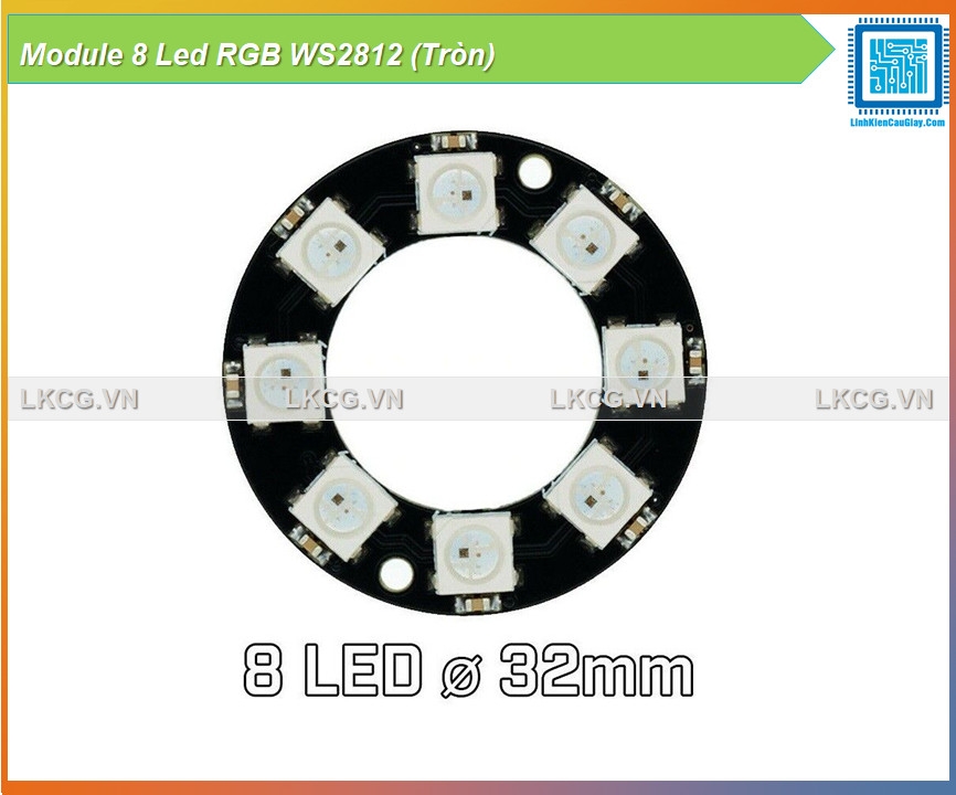 Module 8 Led RGB WS2812 (Tròn)