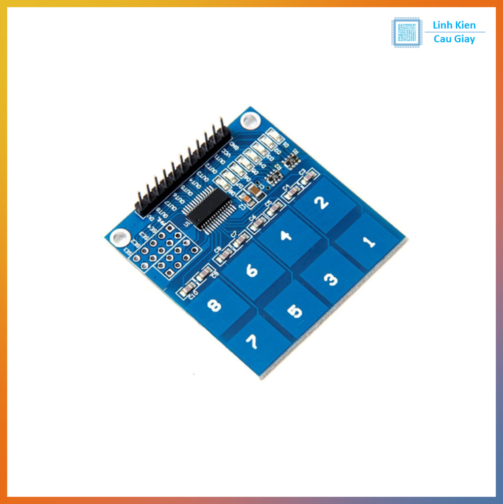 Module Bàn Phím Cảm Ứng Chạm 8 nút TTP226