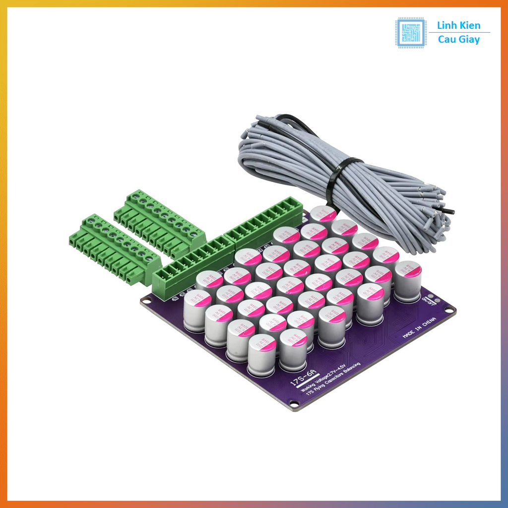 Module cân bằng chủ động pin Lithium 6A 3S 4S 5S 6S 17S dòng lớn