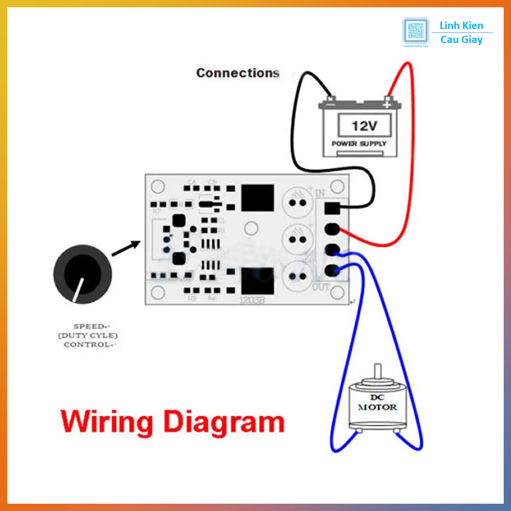 Module Điều Khiển Động Cơ DC 6V -28V 3A
