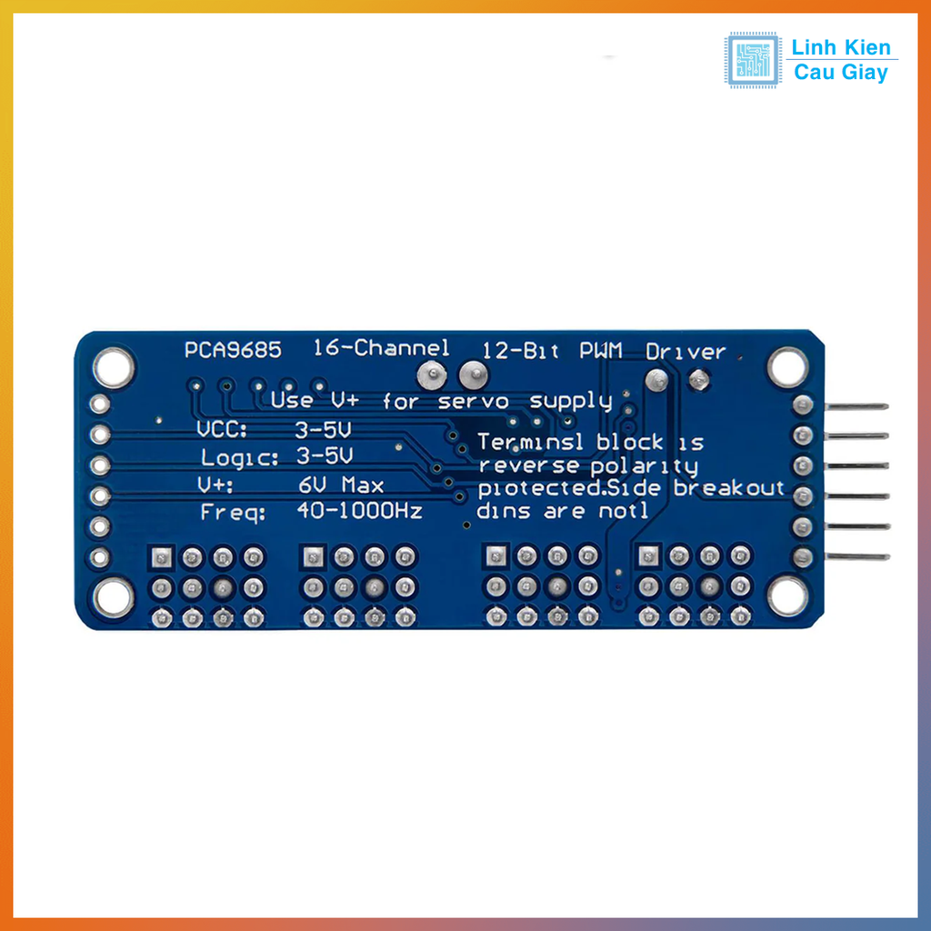 Module Điều Khiển Servo/PWM 16 Kênh I2C PCA9685