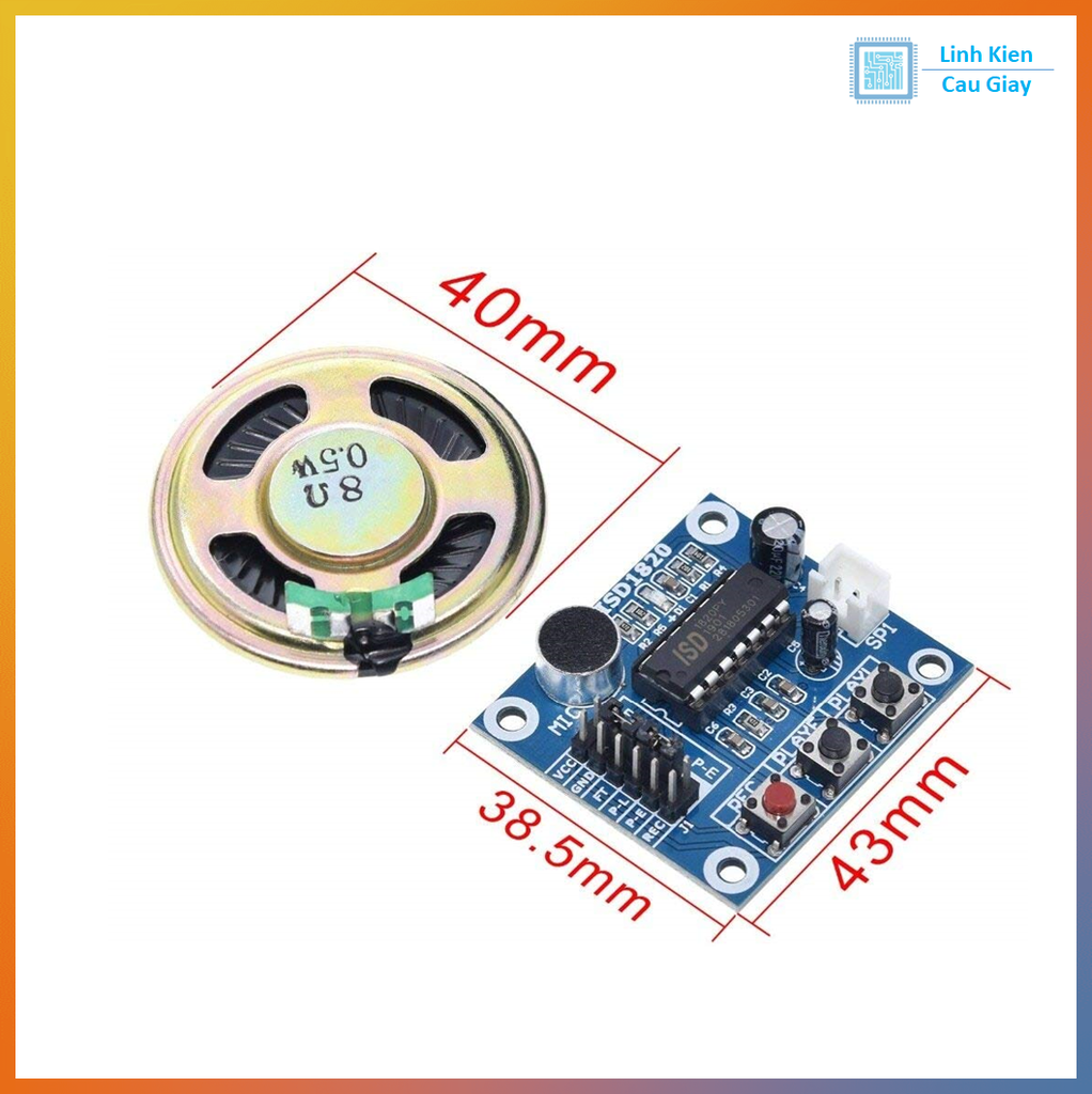 Module Ghi Âm ISD1820