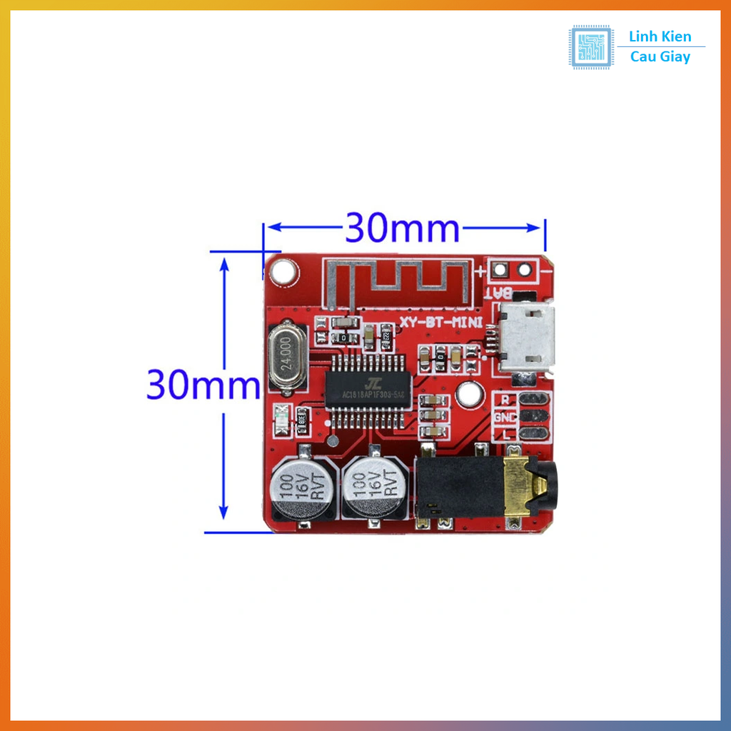 Module giải mã MP3 Bluetooth 4.1 Jack 3.5mm