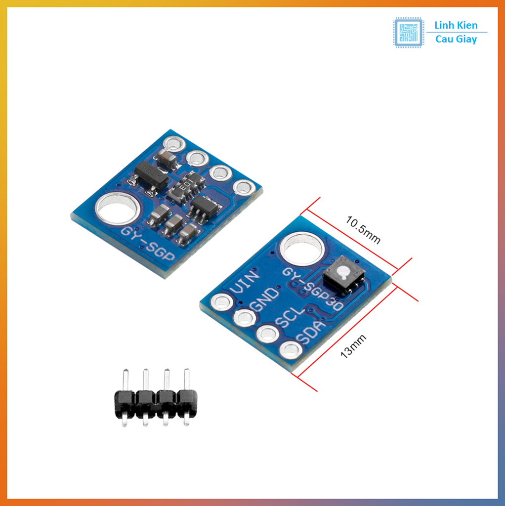 Module GY-SGP30 đo chất lượng không khí TVOC và eCO2