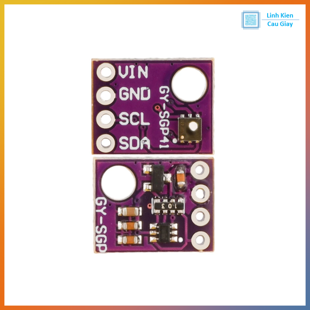 Module GY-SGP41 cảm biến đa khí (multi-gas) VOC Index, NOX Index
