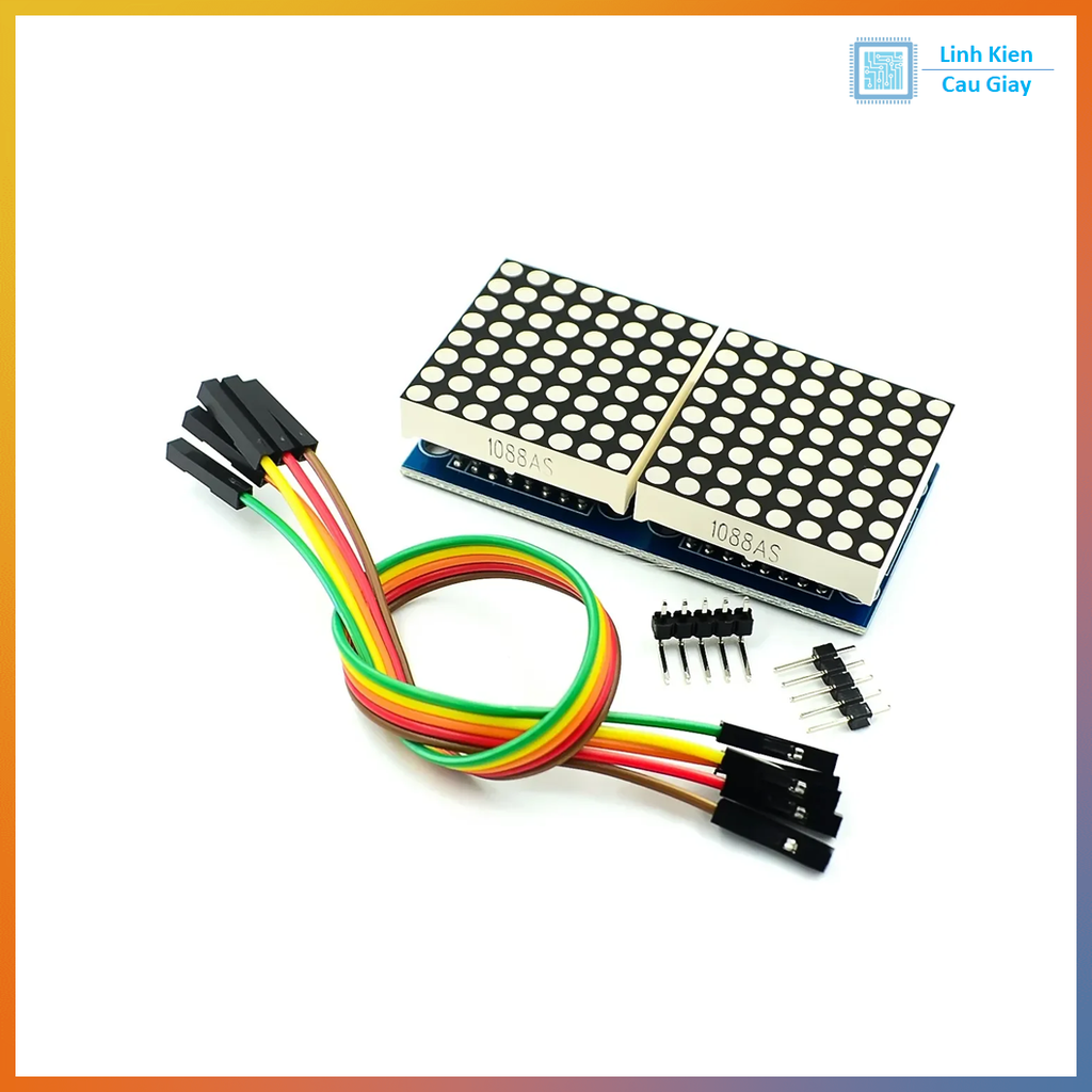 Module Hiển Thị 2 Led Ma Trận MAX7219 1*2