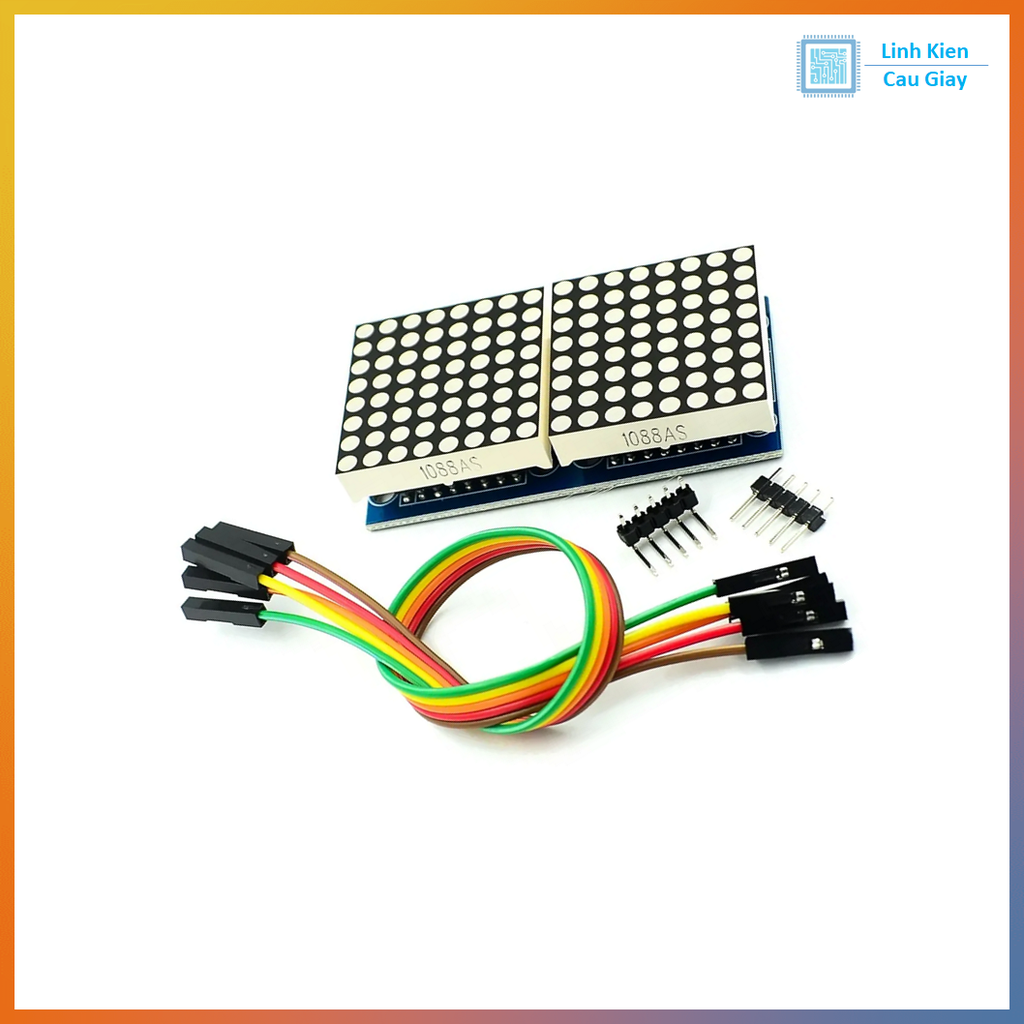 Module Hiển Thị 2 Led Ma Trận MAX7219 1*2