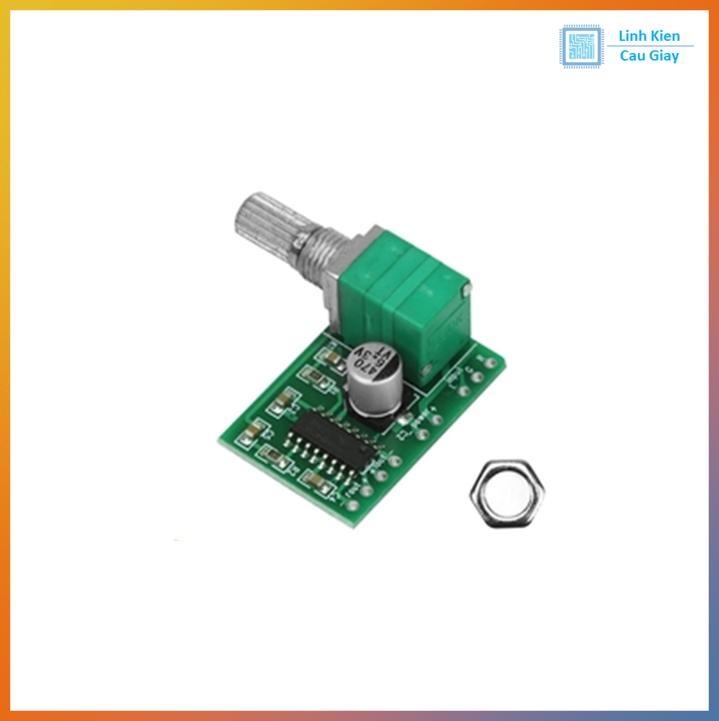 MODULE LOA MINI 2X3W PAM8403 CÓ TRIẾT ÁP
