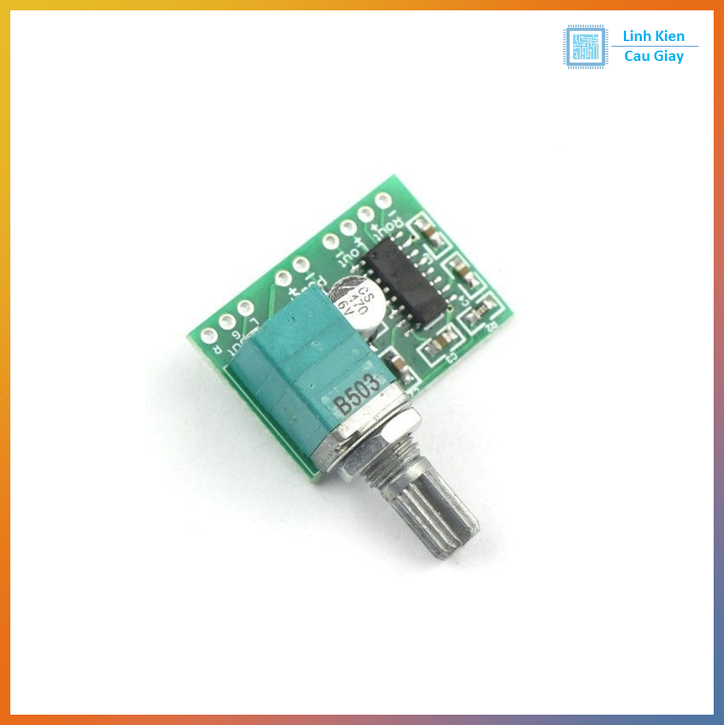 MODULE LOA MINI 2X3W PAM8403 CÓ TRIẾT ÁP