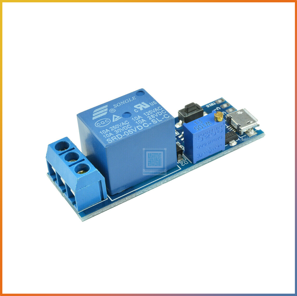 Module Relay tạo trễ 1 kênh