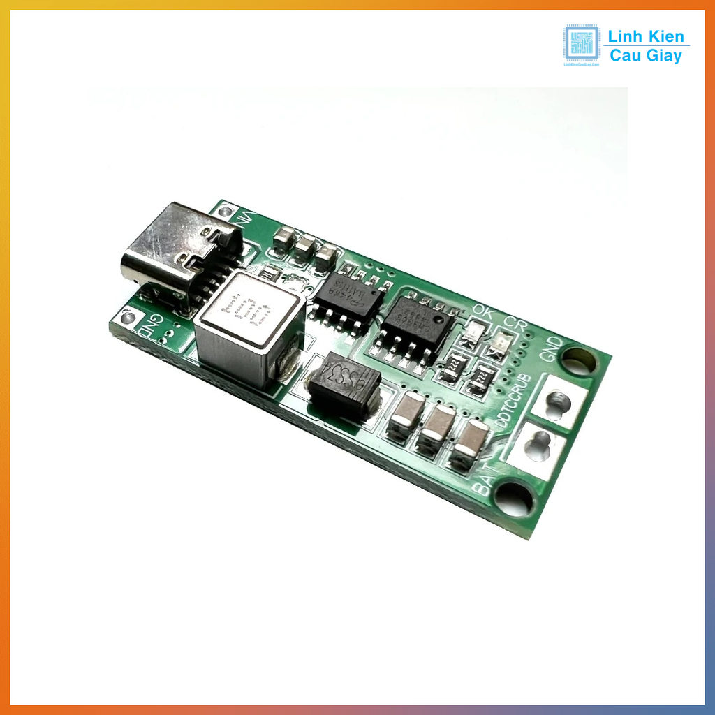 Module sạc pin Lion 2s 3s 4s 1A cổng Type-C