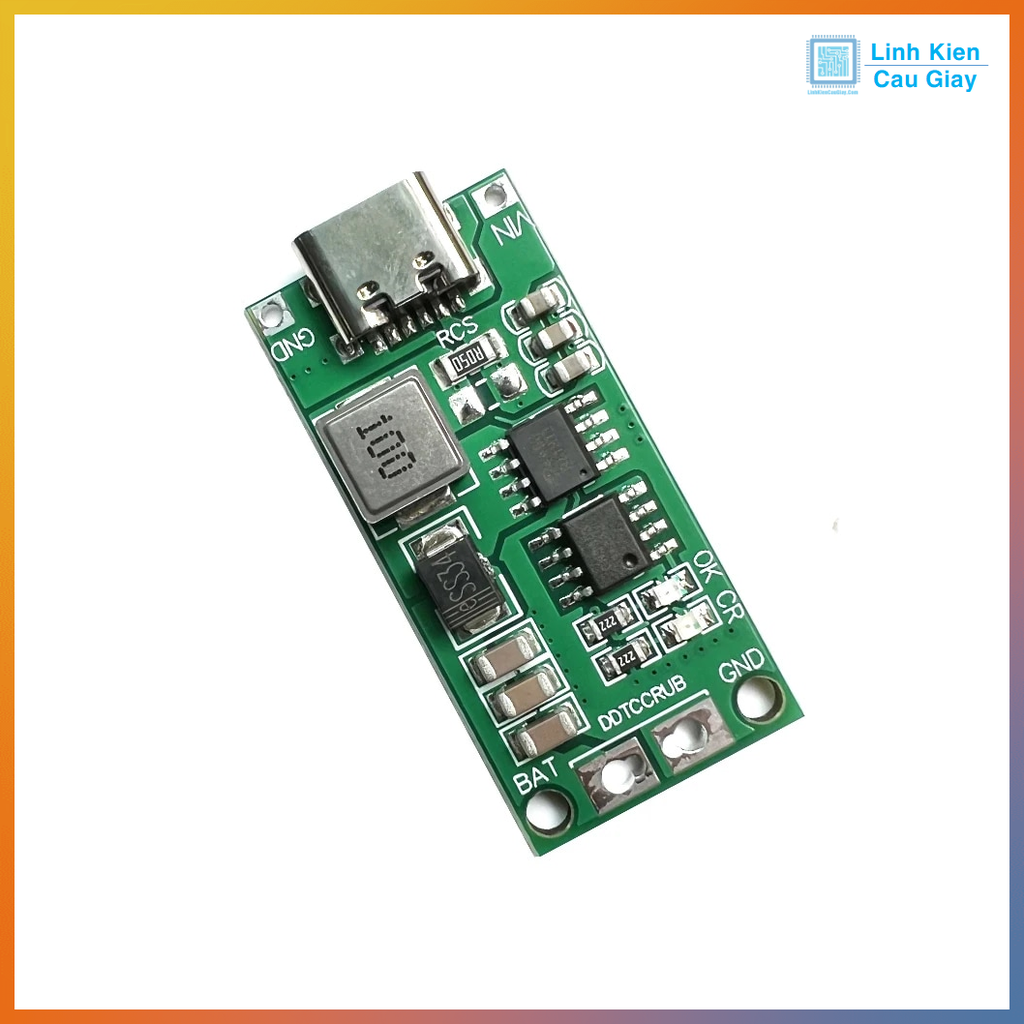 Module sạc pin Lion 2s 3s 4s 1A cổng Type-C