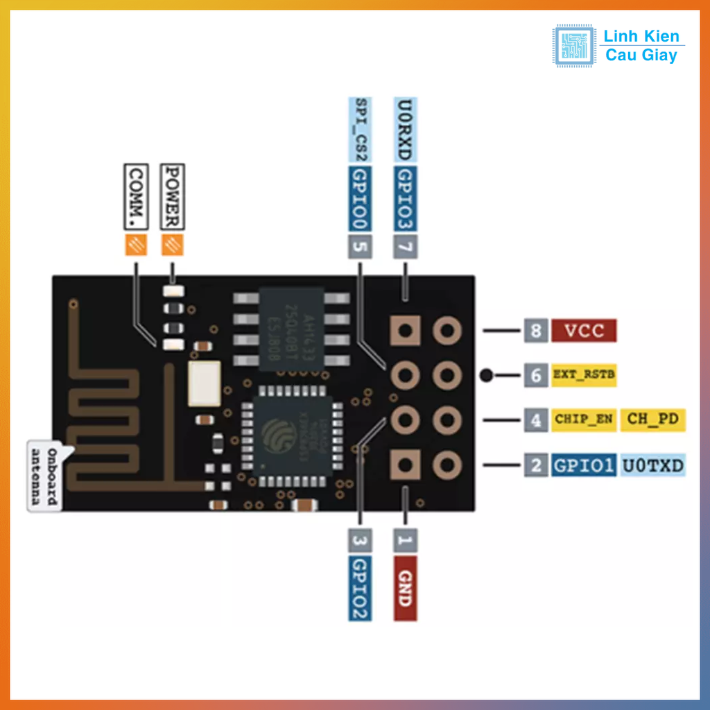 Module WiFi ESP8266 ESP-01