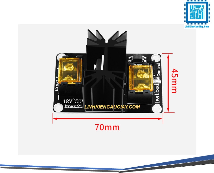 Bộ Kiểm Soát Nhiệt MKS MOSFET In 3D 25A