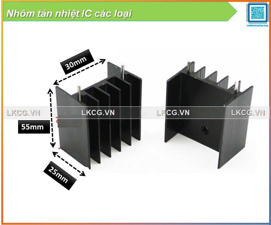 Nhôm tản nhiệt IC các loại