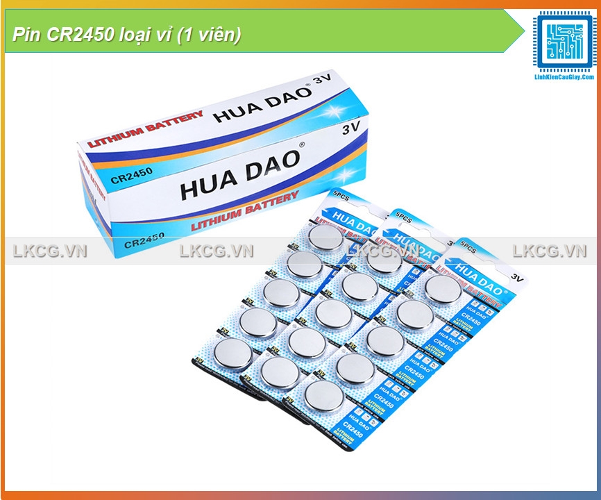 Pin CR2450 loại vỉ