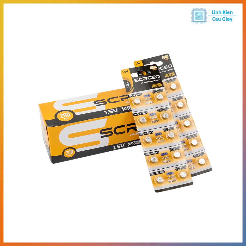 Pin cúc áo LR41 / AG3 1.5V Alkaline